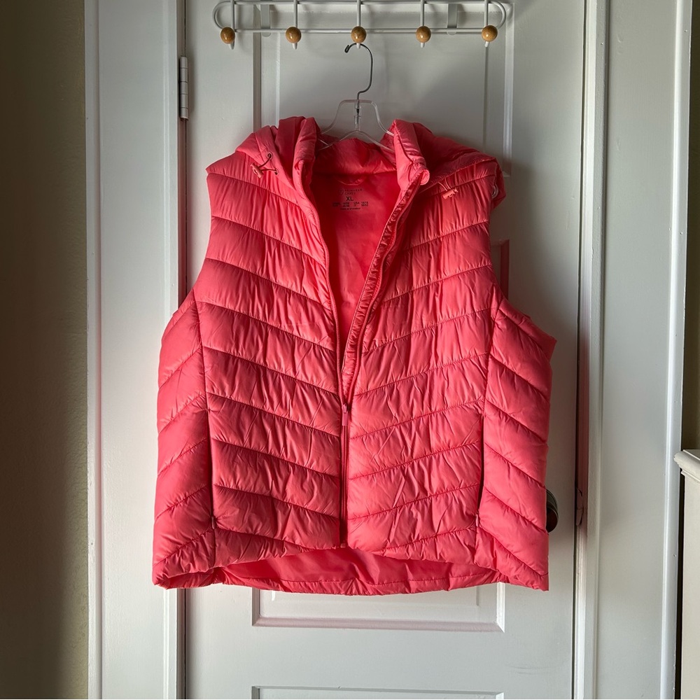 Primark Bright Pink Puffer Vest